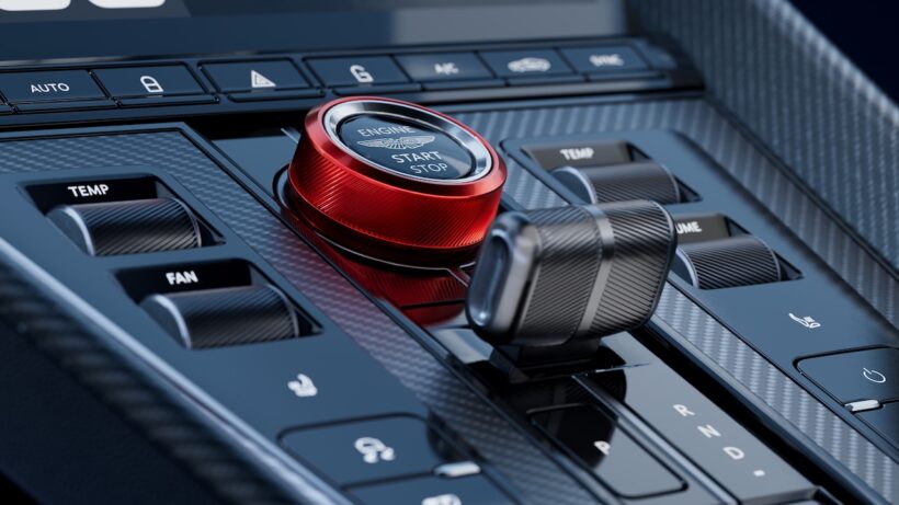 「アストンマーティン DB12 S」のインテリア。