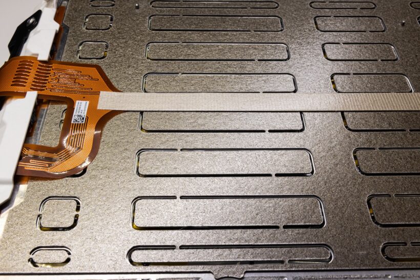 初のフル電動モデル「フェラーリ エレットリカ」のバッテリーモジュール。