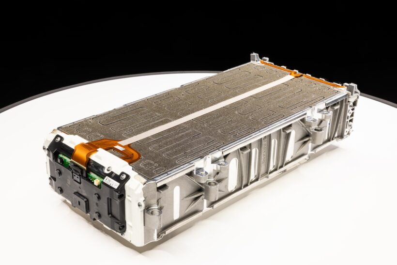 初のフル電動モデル「フェラーリ エレットリカ」のバッテリーモジュール。