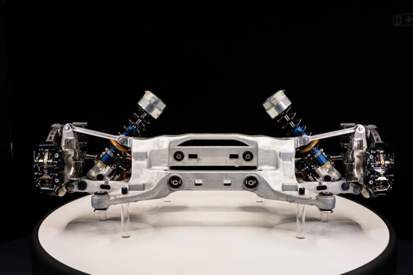 初のフル電動モデル「フェラーリ エレットリカ」の電動パワートレイン。