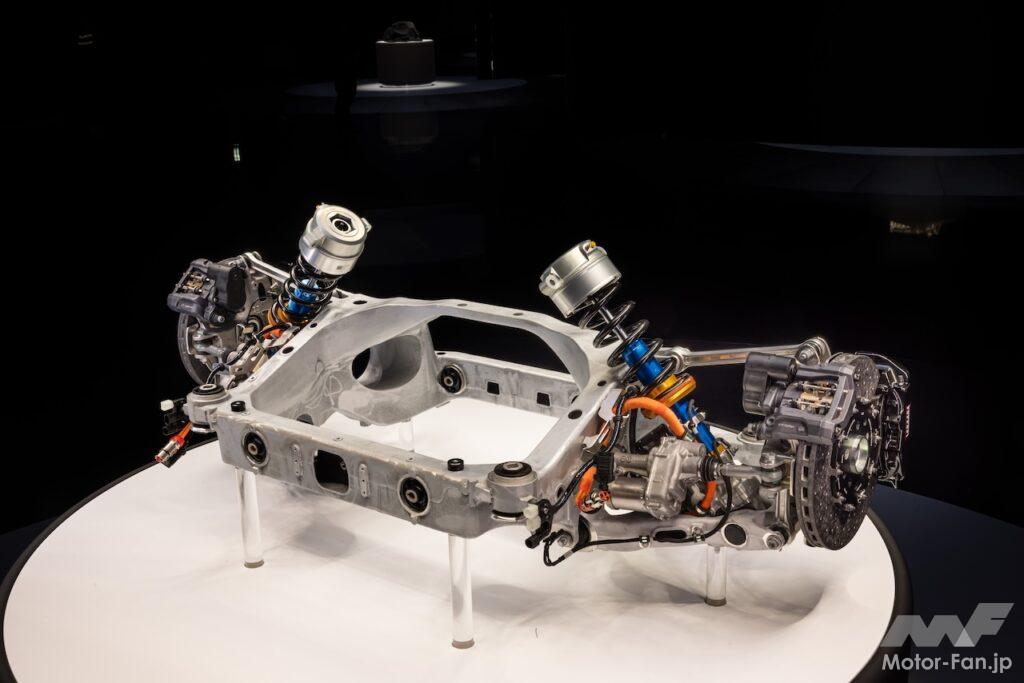 初のフル電動モデル「フェラーリ エレットリカ」の電動パワートレイン。