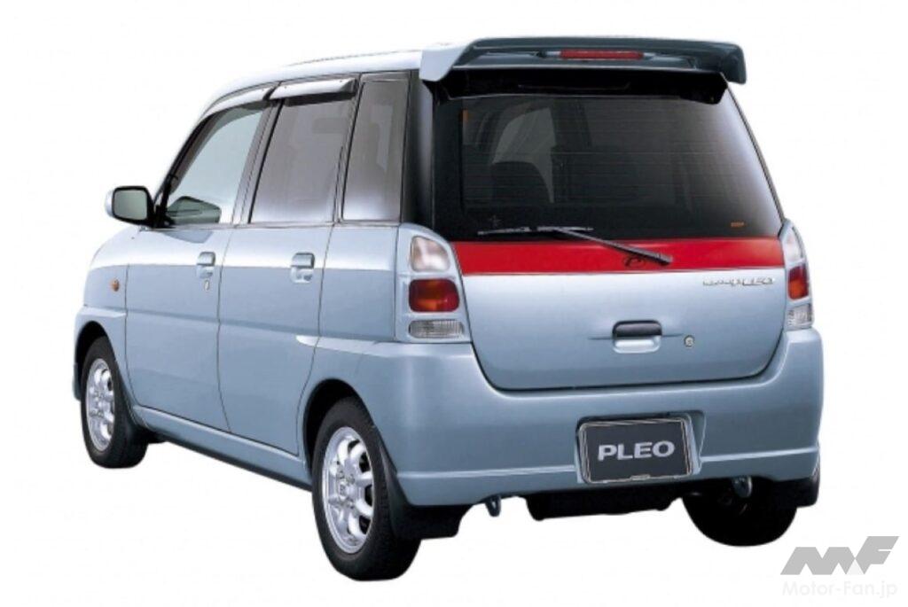 「プレオ」のリアビュー