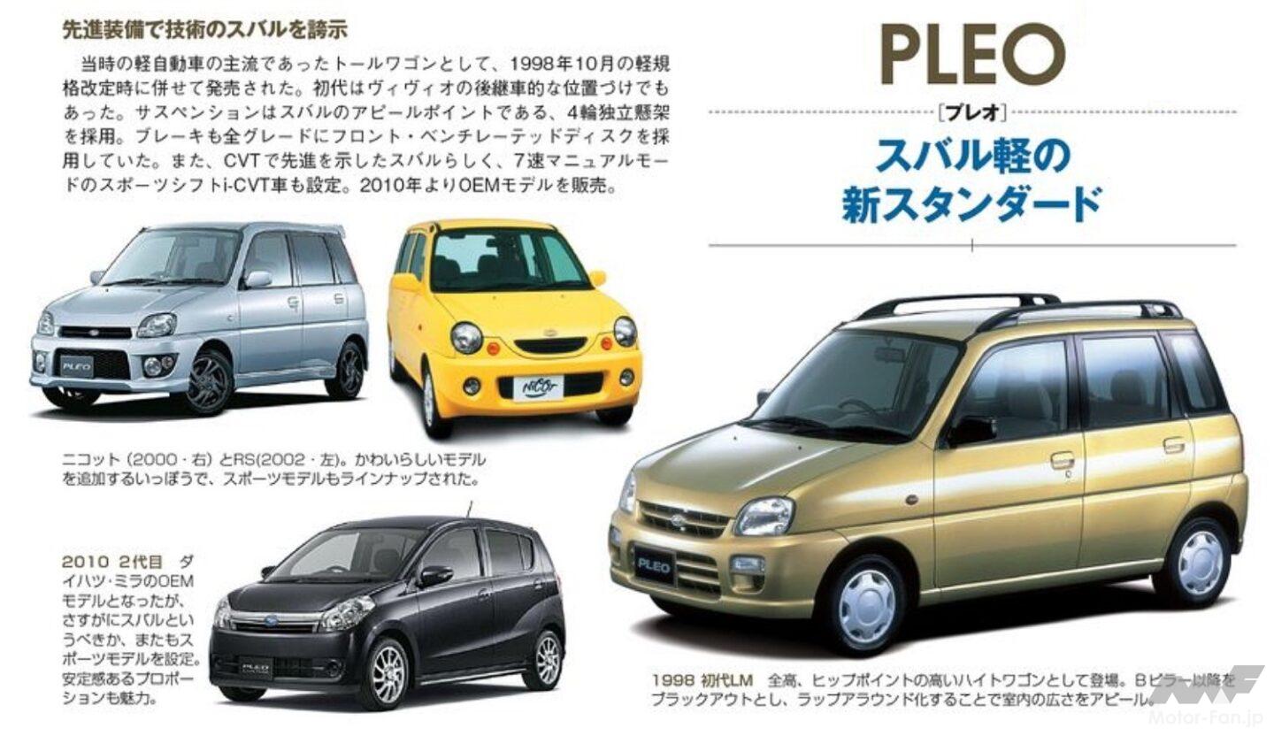 スバル最後のオリジナル軽自動車「プレオ」が86.5万円～98年登場【今日
