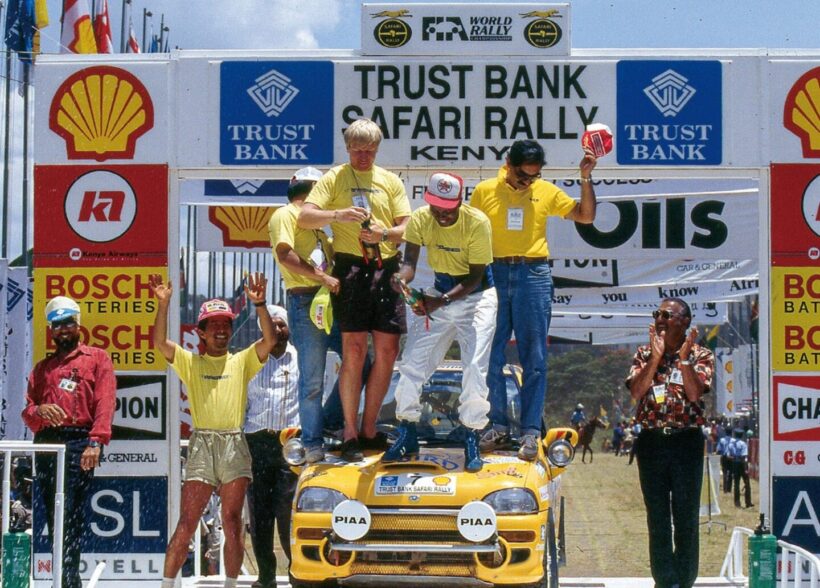 1993年のWRCサファリラリーでA5クラス優勝のヴィヴィオRX-R