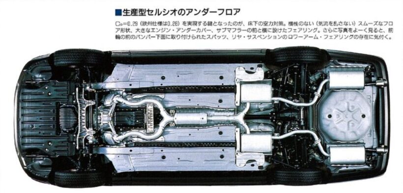 2代目セルシオのアンダーフロア