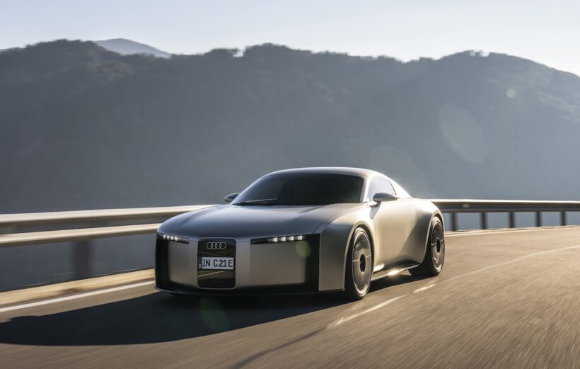 公道でも走行可能な「アウディ コセンプト C」。