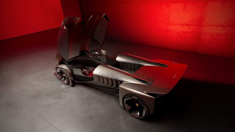 ヴァーチャルプロジェクト「フェラーリ F76」のエクステリア。