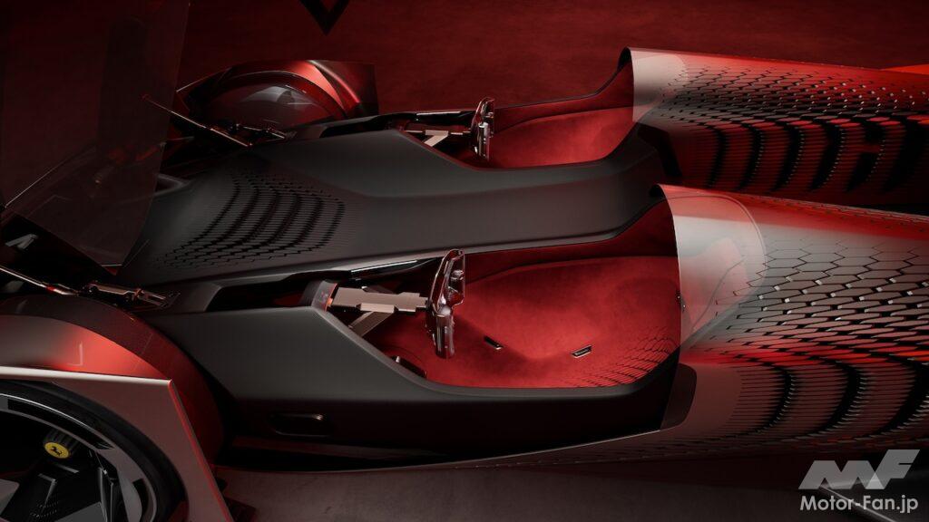 ヴァーチャルプロジェクト「フェラーリ F76」のインテリア。