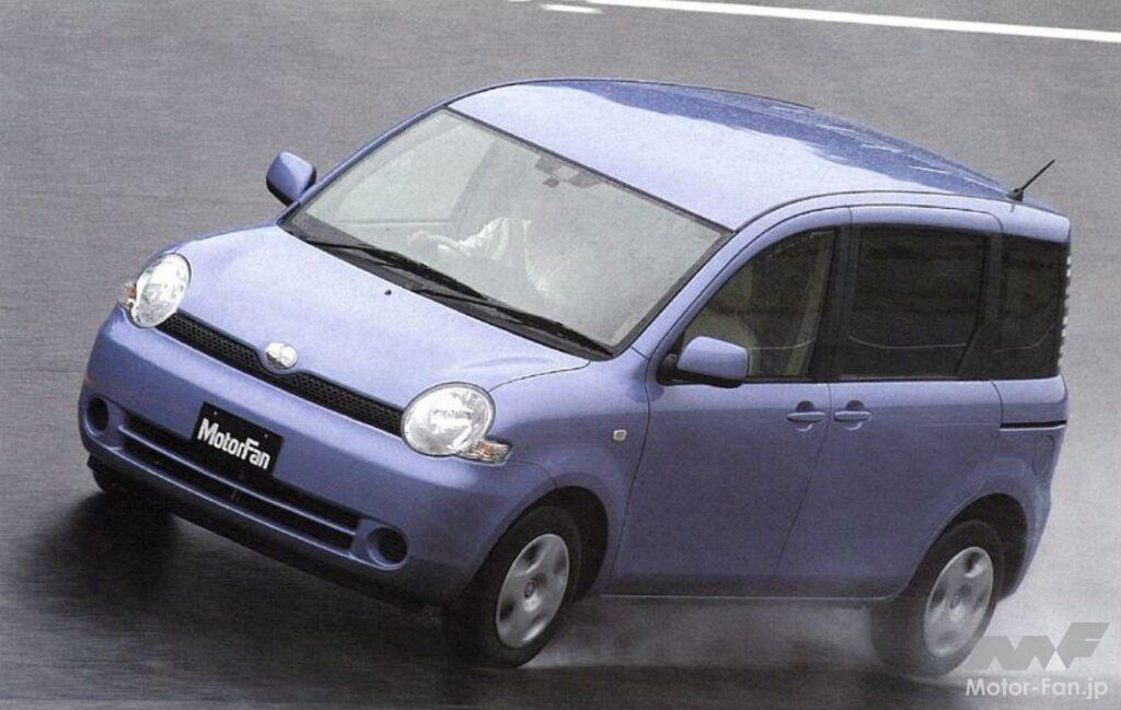 2003年にデビューしたトヨタ初代「シエンタ」