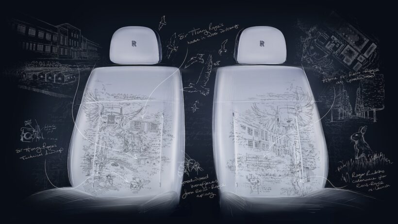「ロールス・ロイス ファントム センテナリー」の製作風景。