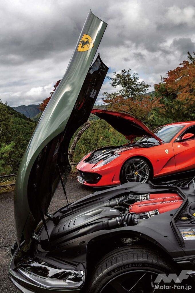 F12の6.3リッターから6.5リッターへと排気量を拡大し、インテークシステムなどを改良したF140GA。最大トルクの80％を3500rpmから発揮する。レブリミットは8500rpm。