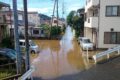 水没している写真