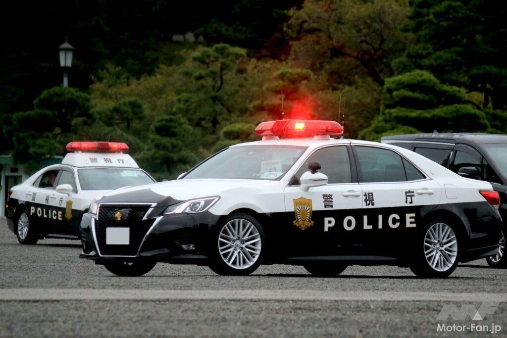 パトカーの写真