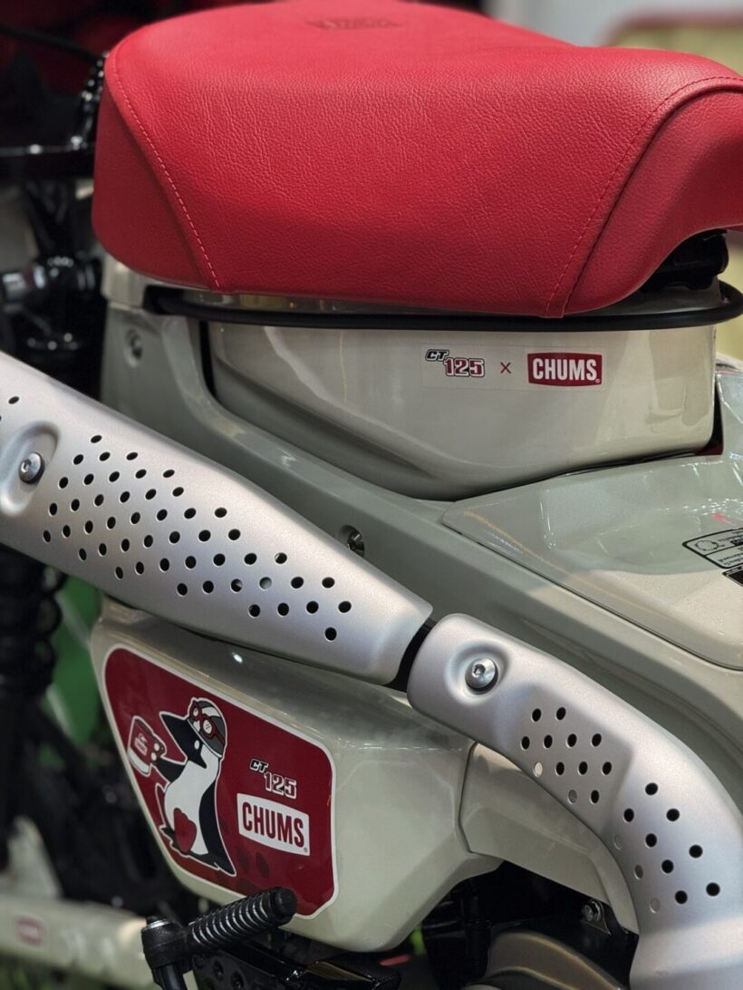 なにコレかわいい、ハンターカブチャムス仕様。限定販売|CT125 CHUMS なにコレかわいい、ハンターカブチャムス仕様。限定販売|CT125 CHUMS