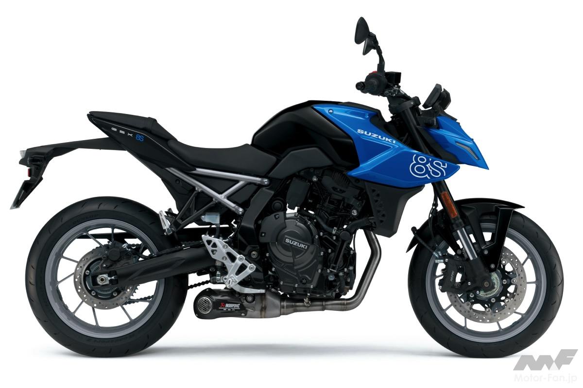 GSX-8S_M6_Akrapovic_styling. GSX-8S_M6_Akrapovic_styling.