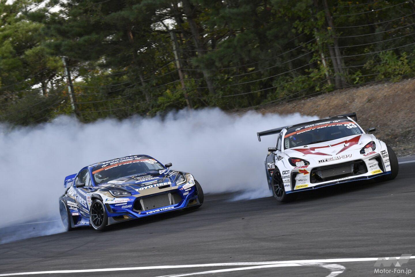 石川が追走で前日の勝者と激闘を見せ、DIREZZA β02の実力を証明【D1GP