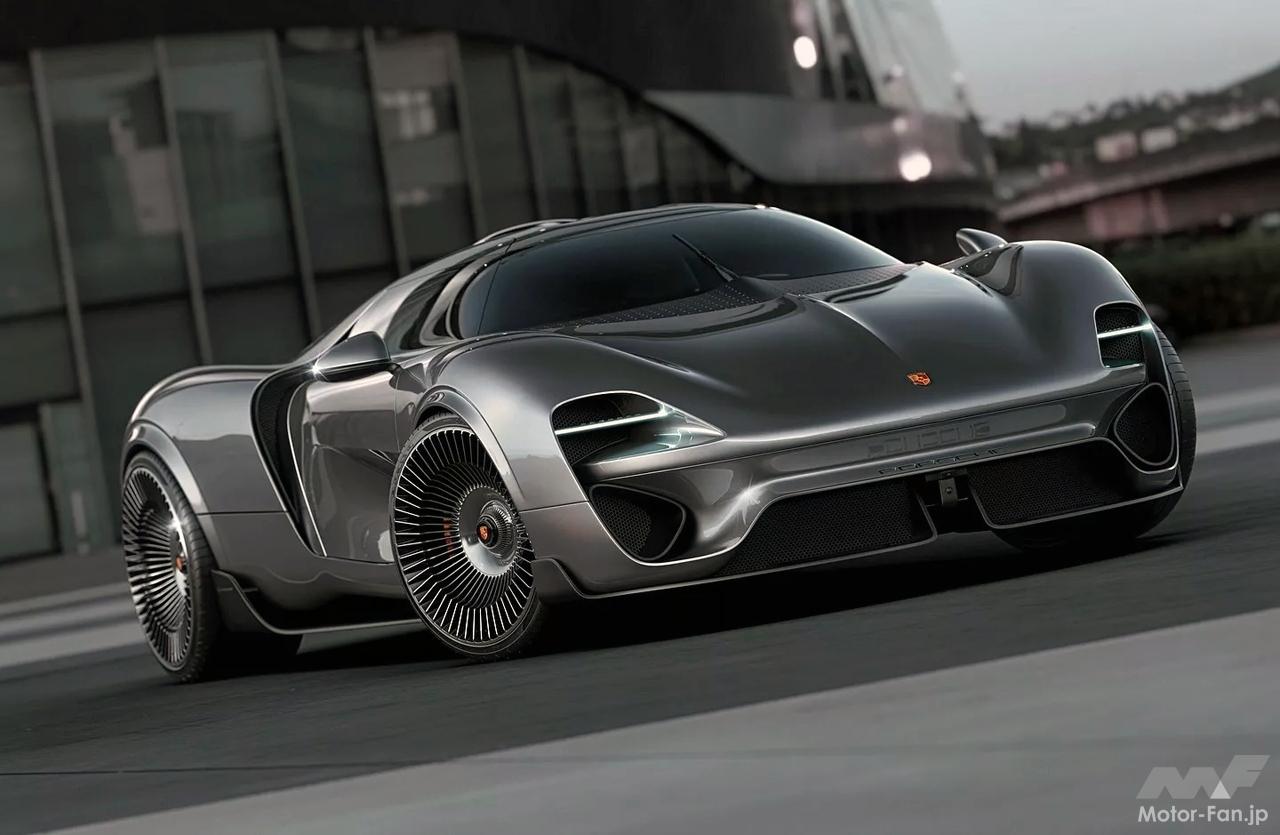 ポルシェ　PORSCHE 本命は内燃機関? ポルシェの新フラッグシップ、究極のハイパーGTは