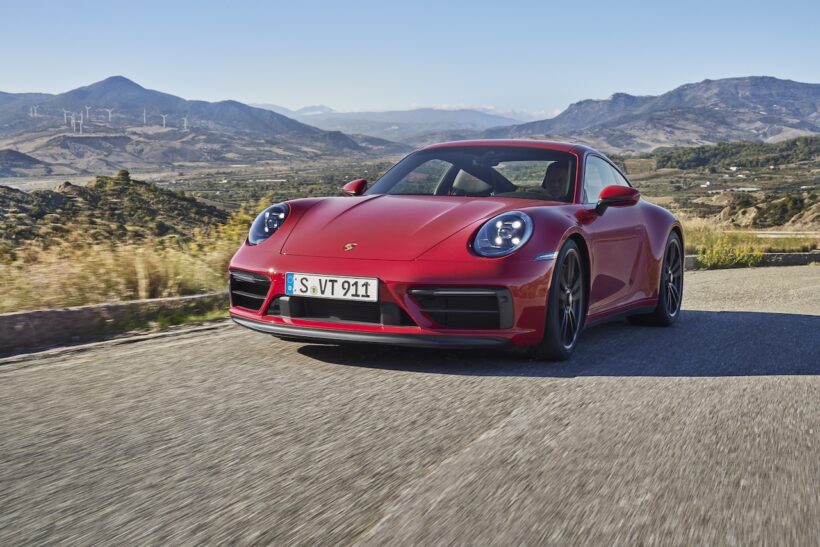 911カレラGTSの走行イメージ
