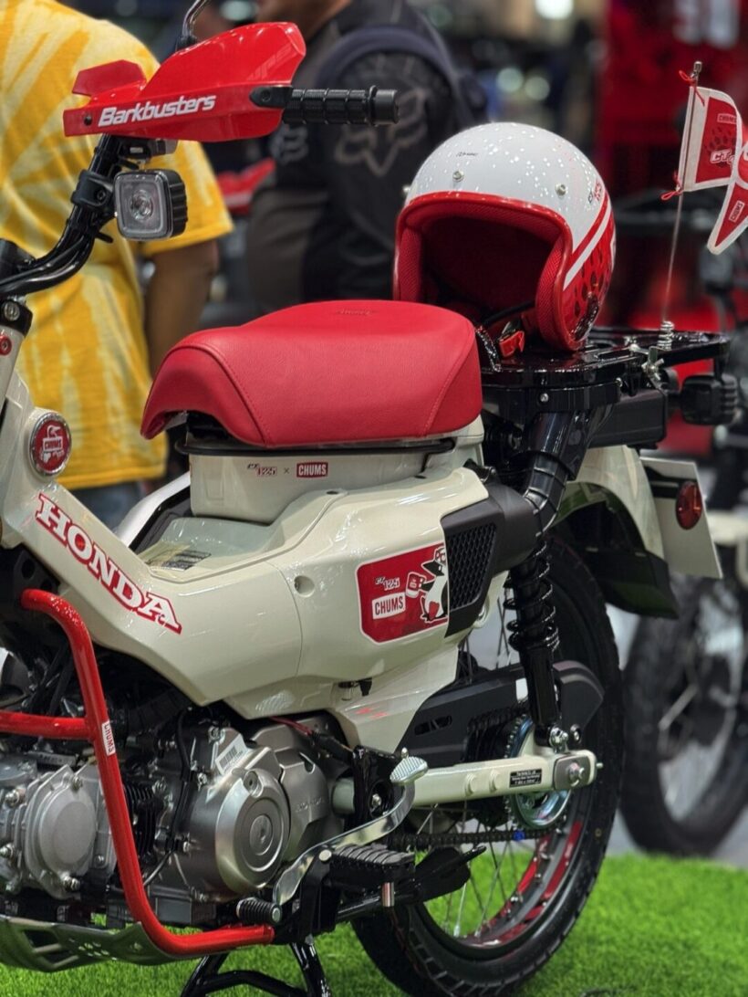 なにコレかわいい、ハンターカブチャムス仕様。限定販売|CT125 CHUMS なにコレかわいい、ハンターカブチャムス仕様。限定販売|CT125 CHUMS
