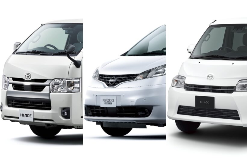 今回紹介の3車種のフロント画像