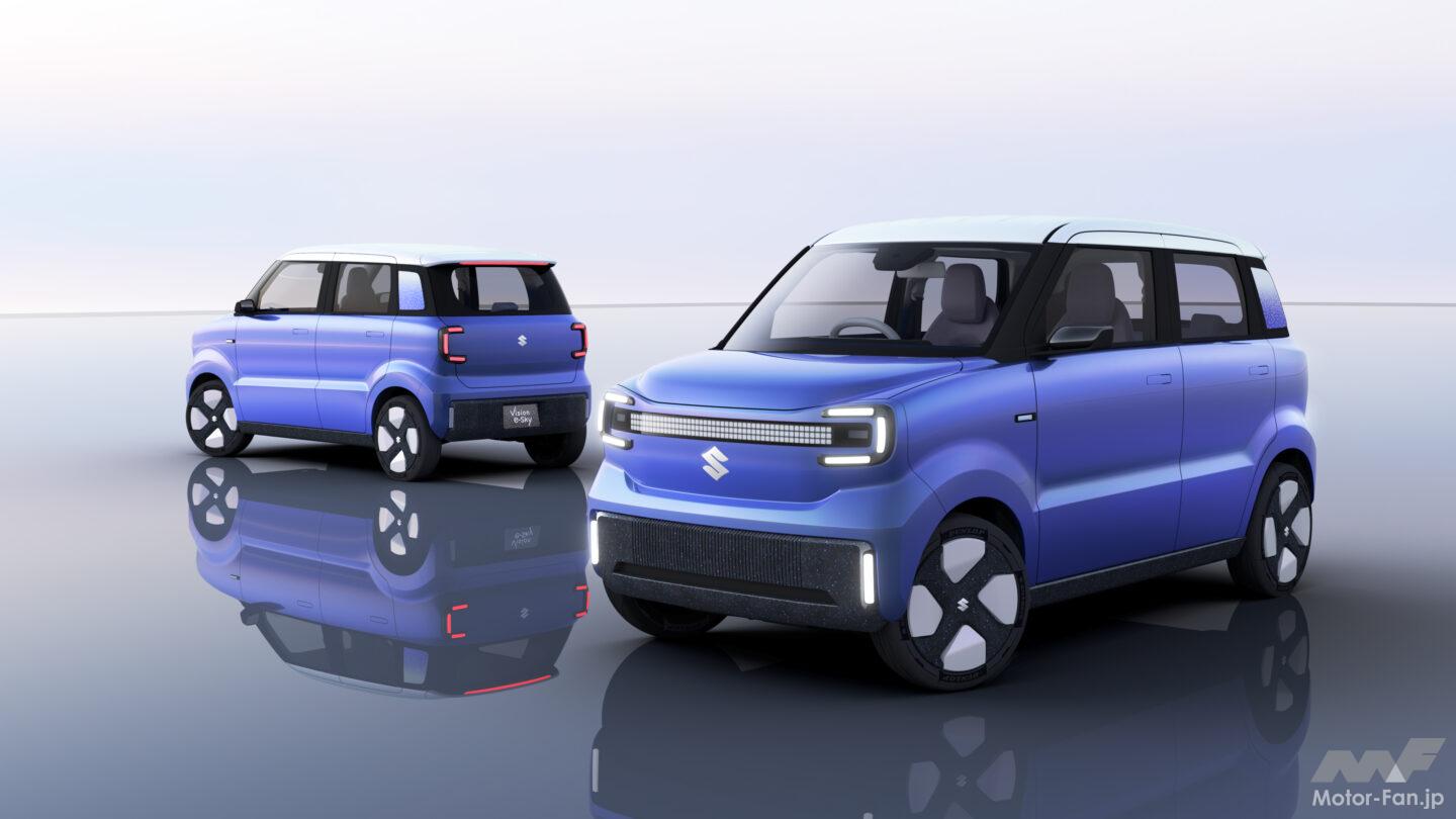スズキ、来年発売の新型軽EVから四脚モビリティ、バイクまでバラエティ 