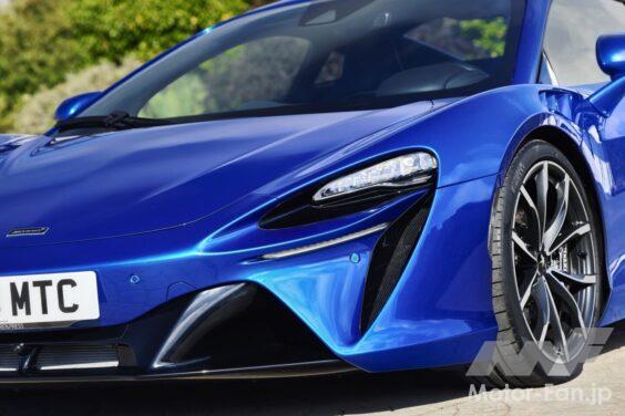 常に“より速く、より美しく”を追い求めるマクラーレン。そのエンブレムは、人と技術が共に挑戦を続ける姿勢を象徴している（写真はハイブリッドモデルの「アルトゥーラ」）。