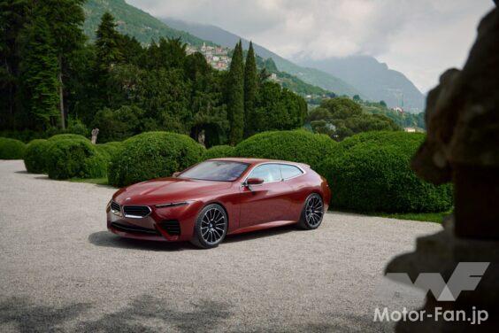 BMW特有の端正なモデルのボンネットに掲げられるエンブレムは、1917年から基本的には変わっていない（写真は「コンセプト・スピードトップ）。