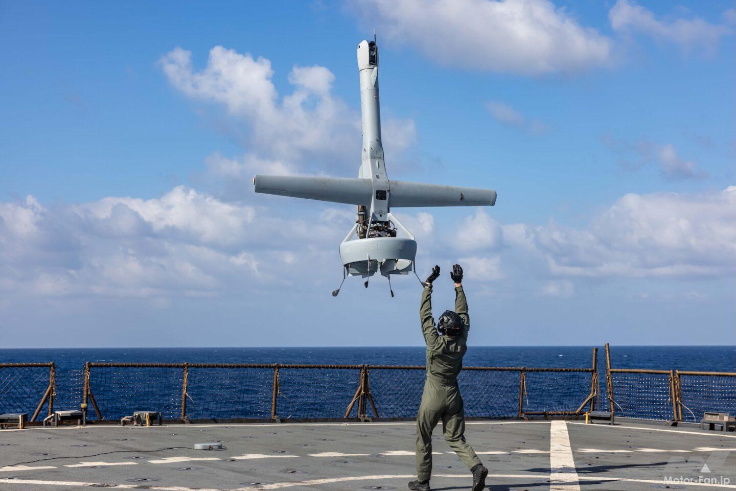 海上自衛隊の新型「さくら」型哨戒艦が進水。小型ながら「無人機母艦