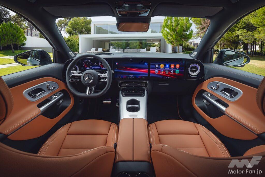 2025年12月8日にワールドプレミアを予定している、新型「メルセデス・ベンツ GLB」のコクピット。