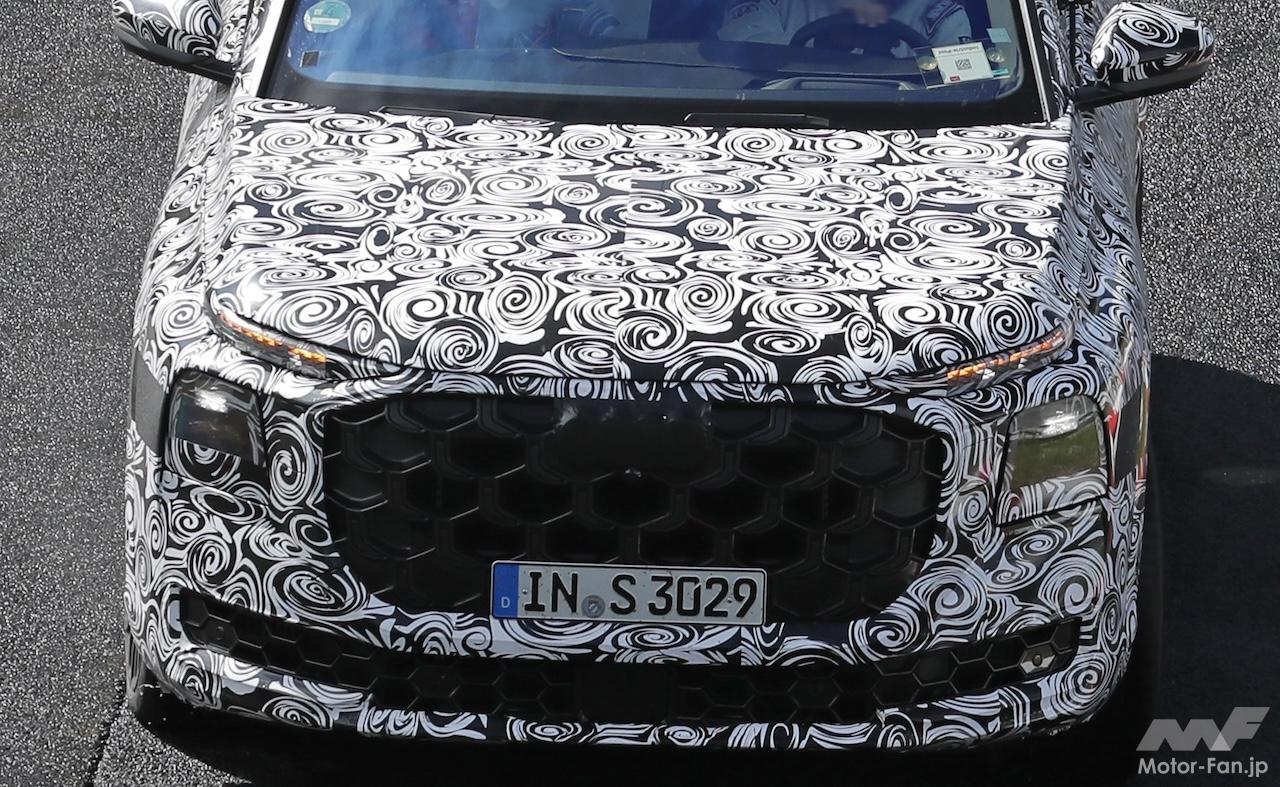 アウディの新フラッグシップSUV「Q9」、ついに巨大グリルを捉えた