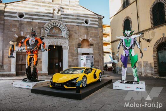 「ルッカ・コミックス＆ゲームズ 2025」に、ランボルギーニの廃材で作られた6体のロボットが登場した。