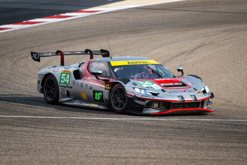 2台のフェラーリ 296 LMGT3は、レース序盤、ポイント圏外を走行。54号車はハイパーカーと接触し、リタイアに終わった。