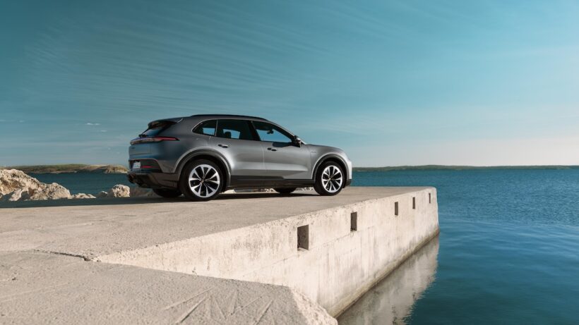 「ポルシェ カイエン エレクトリック」のエクステリア。