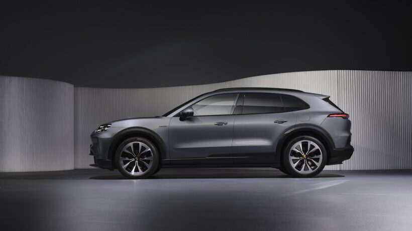 「ポルシェ カイエン エレクトリック」のエクステリア。