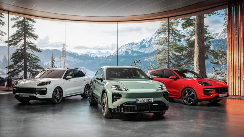 待望のフル電動モデルとしてデビューを飾った「ポルシェ カイエン エレクトリック」。同モデルは、ICEやハイブリッドと今後も併売される。