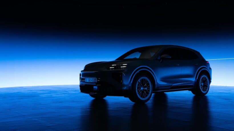 「ポルシェ カイエン エレクトリック」のエクステリア。