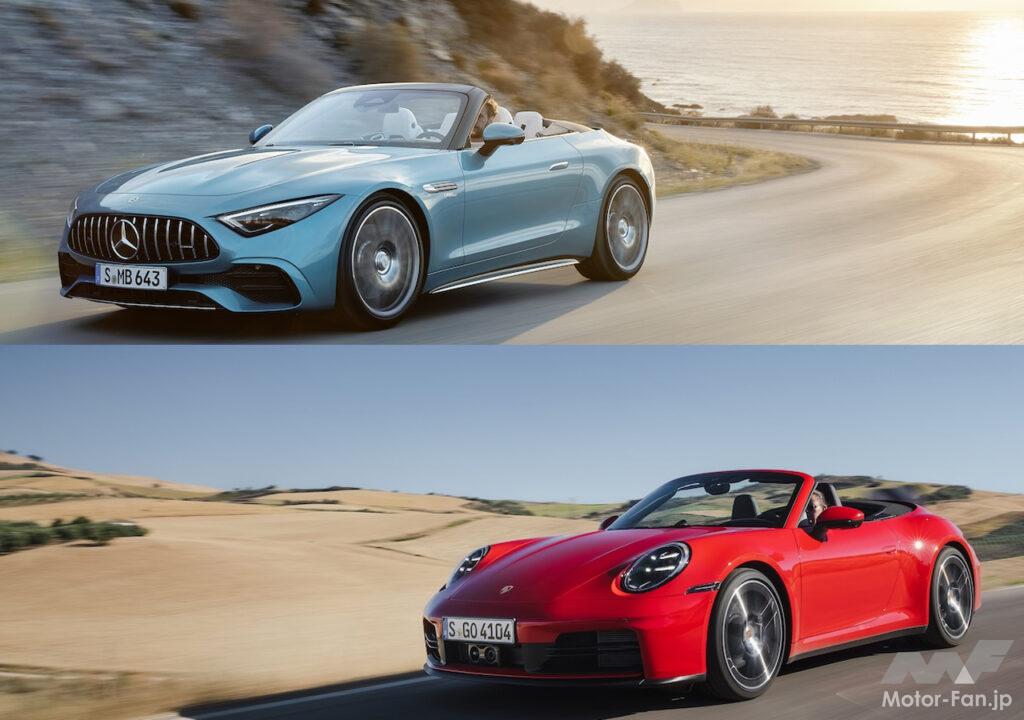 Mercedes-AMG SL 43 × Porsche 911 Carrera Cabriolet