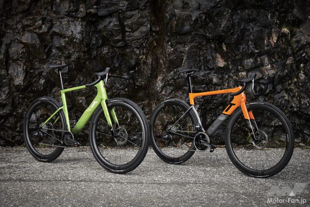 「3T バイク(3T Bike」とコラボレーションした、専用デザインのグラベル&ロードバイク。