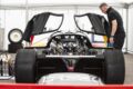2021年に走行可能な状態にすべく、徹底的なレストアが実施された、グループCレーシングカー「ポルシェ 962C」。