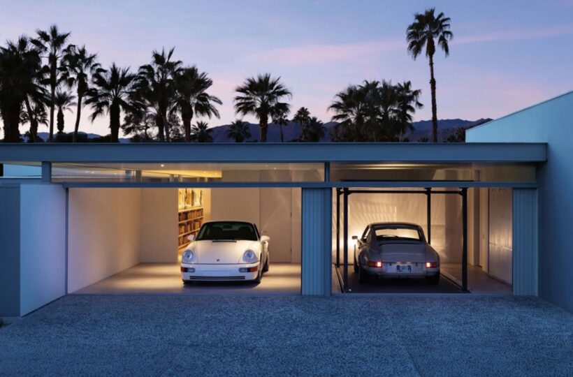 世界的な建築家スティーヴン・ハリスが、ポルシェ・コレクションを収める地下ガレージを備えた邸宅を披露してくれた。