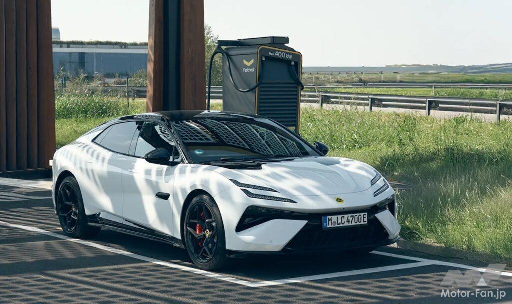 ロータスはフル電動サルーン「エメヤ」がクウェートにおいて、最高充電記録を樹立したと発表した。