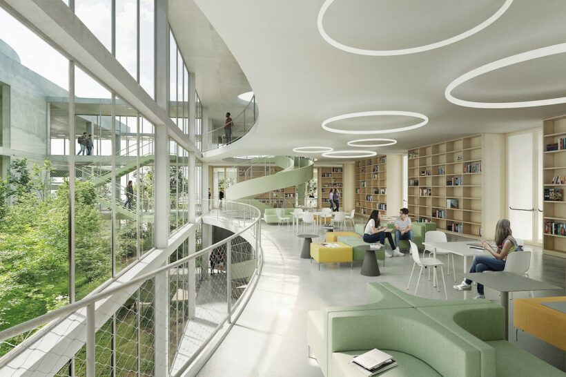 「M-TECH アルフレード・フェラーリ」のキャンパス予想図。