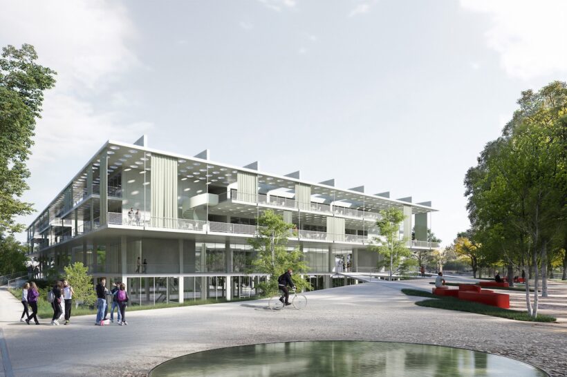 「M-TECH アルフレード・フェラーリ」のキャンパス予想図。