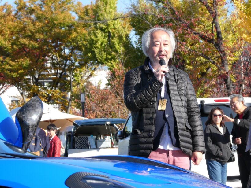 会長を務める主宰の越湖信一さん