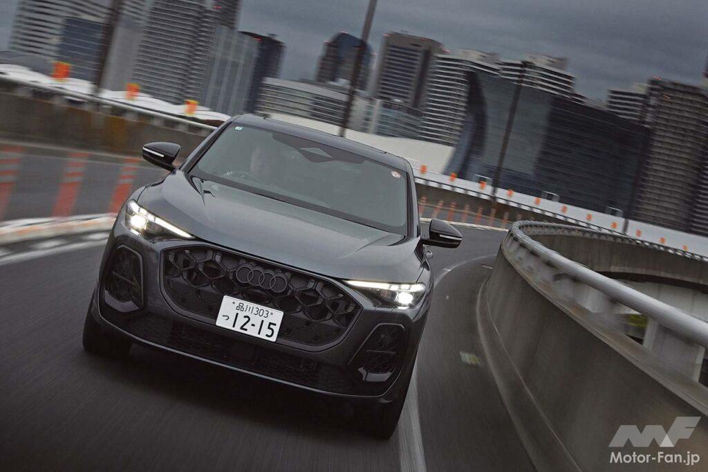 専用の新開発PPC（プレミアムプラットフォームコンバッション）を採用したアウディSQ5スポーツバック。極めて高いボディ剛性を有する高性能ミドルサイズSUVだ。