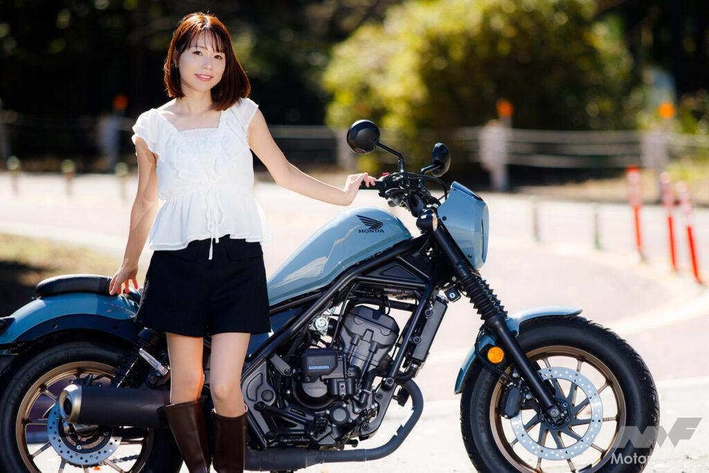 BIKES美人図鑑 山口ミカ Mika Yamaguchi HONDA Rebel 