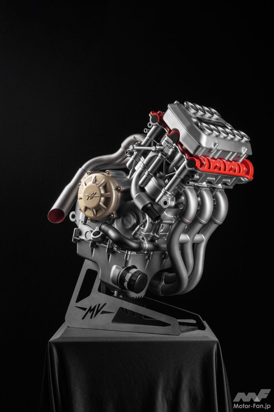 MVアグスタ、新型5気筒”U型スクエア5″エンジン発表！ 前3