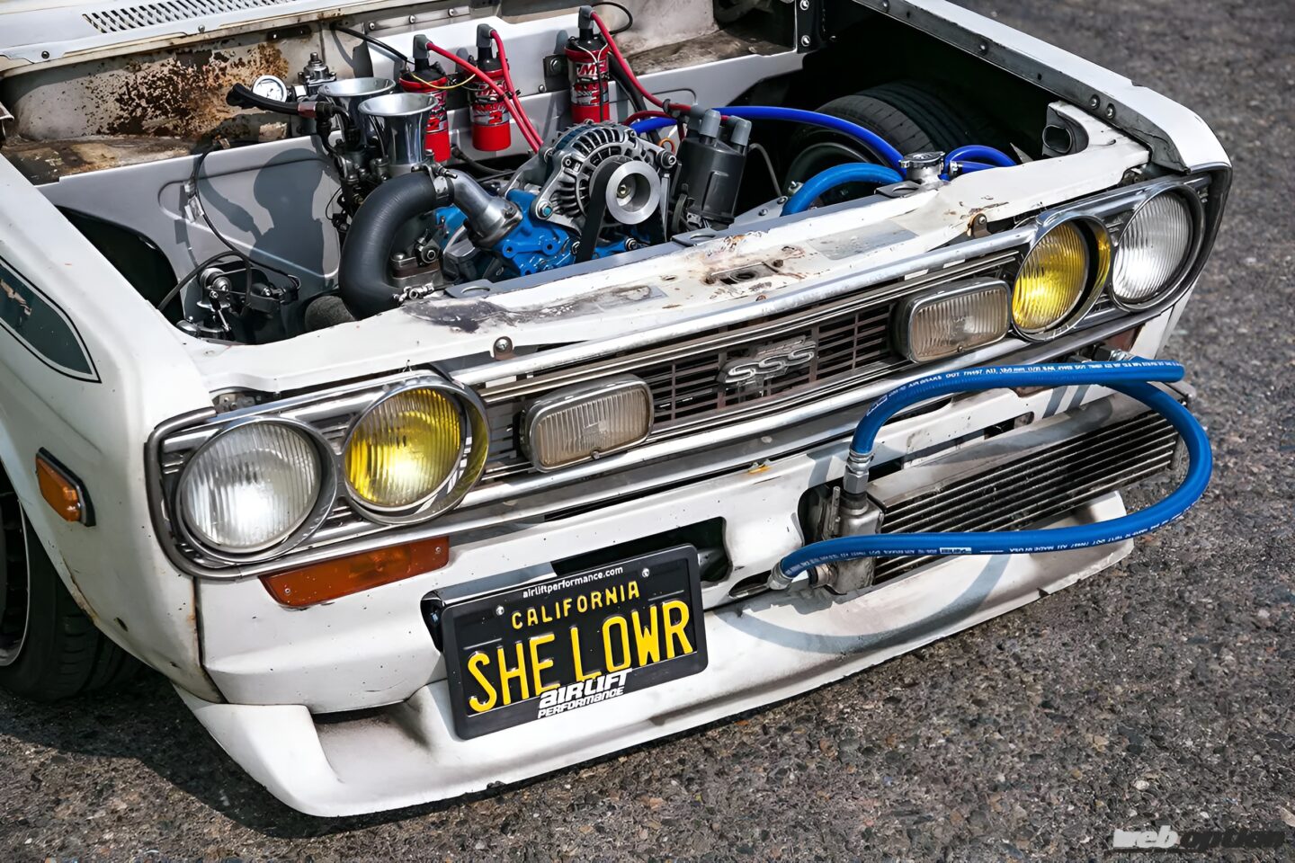 このサビ、全部ワザと!?」13Bロータリー搭載の“ジャンク風”510ブルー