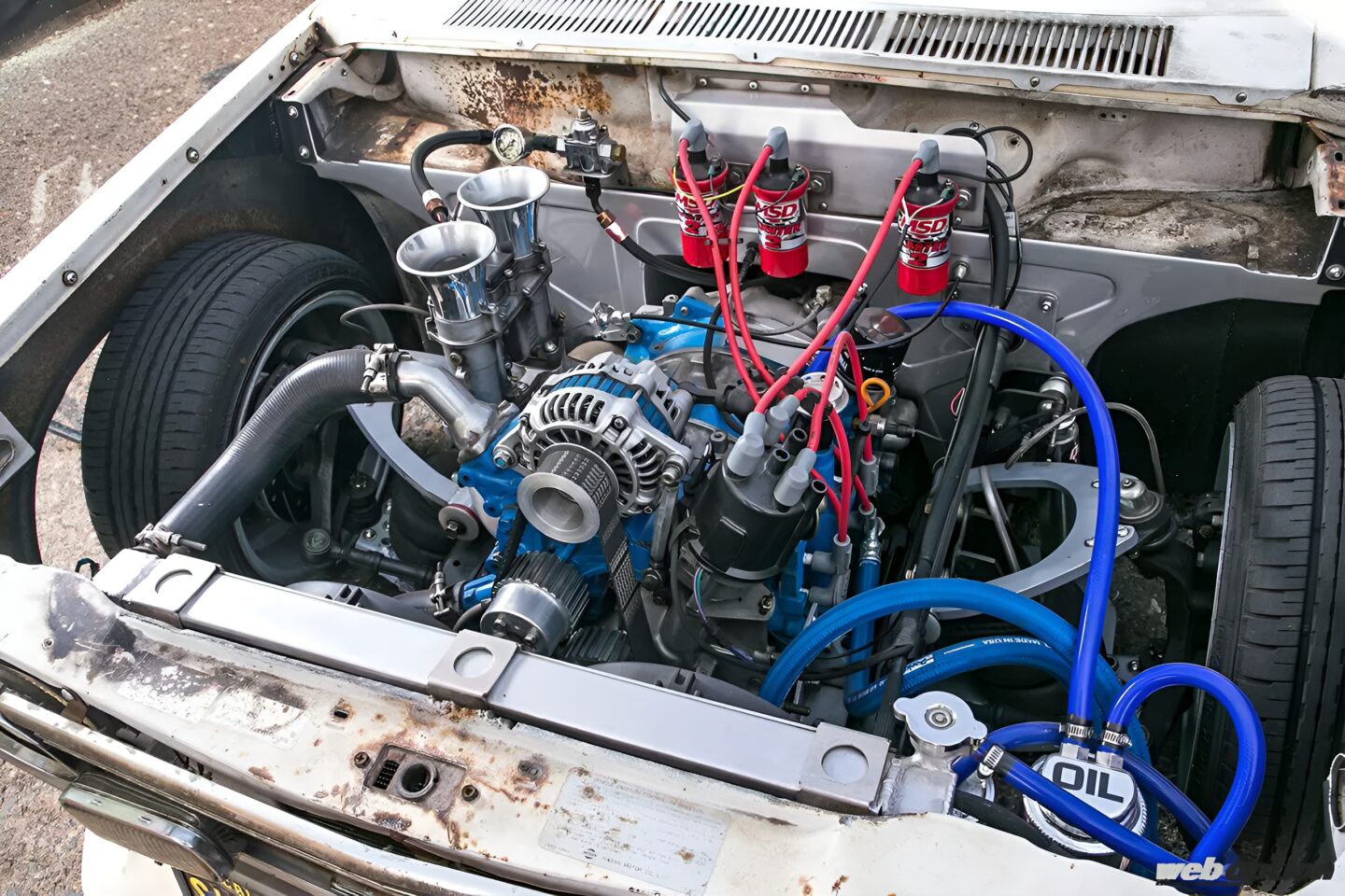 このサビ、全部ワザと!?」13Bロータリー搭載の“ジャンク風”510ブルー