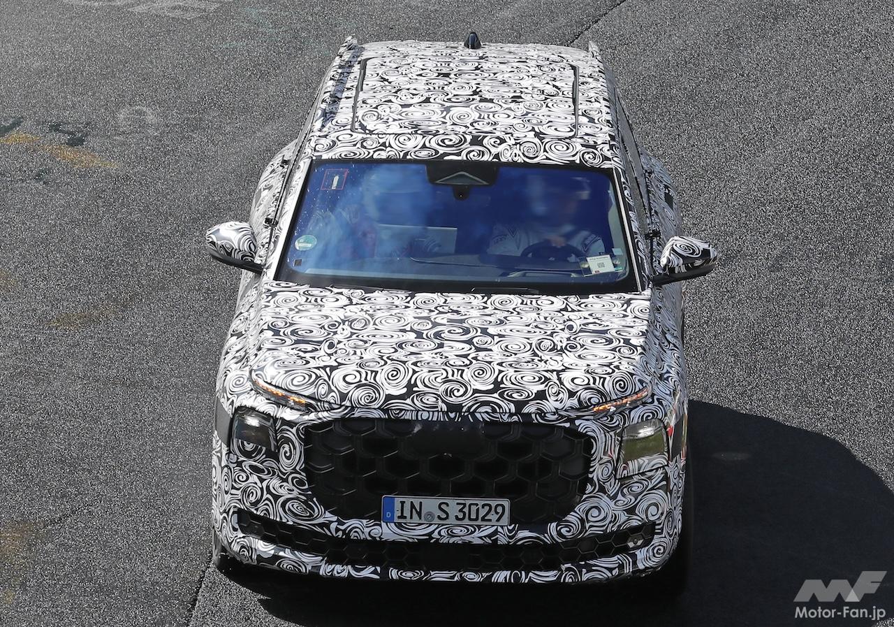 アウディの新フラッグシップSUV「Q9」、ついに巨大グリルを捉えた